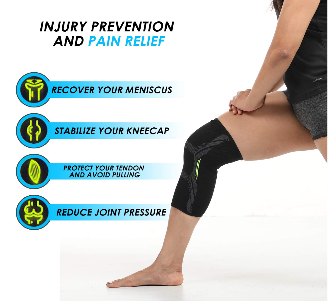 knee cap for fitness usage view by bornbull