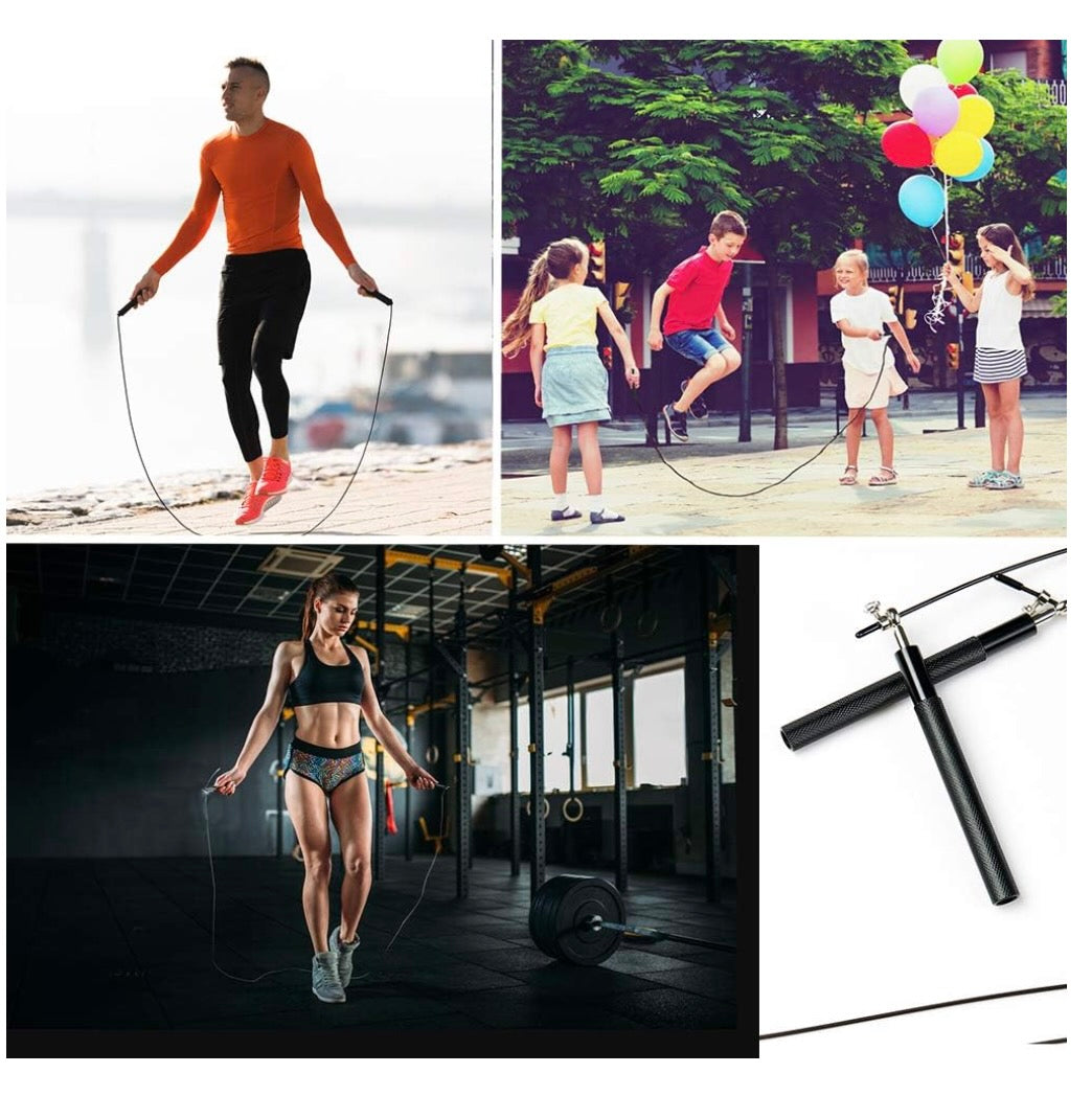 adjustable skipping rope cardio view by shayoda fitness