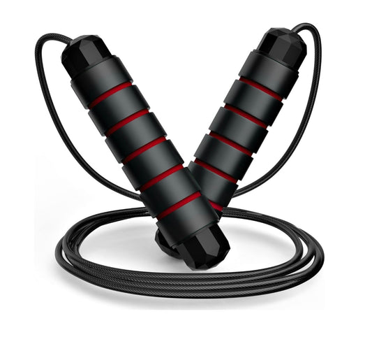 Skipping rope Black and red by shayoda
