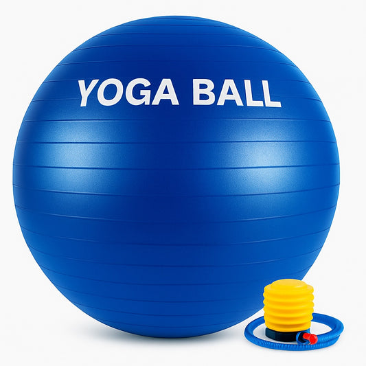 Shayoda yoga ball for stability and core workouts – anti-burst exercise ball for home and gym use