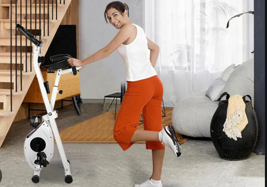 5 Effective Fat-Burning Exercises Using a Foldable Exercise Bike