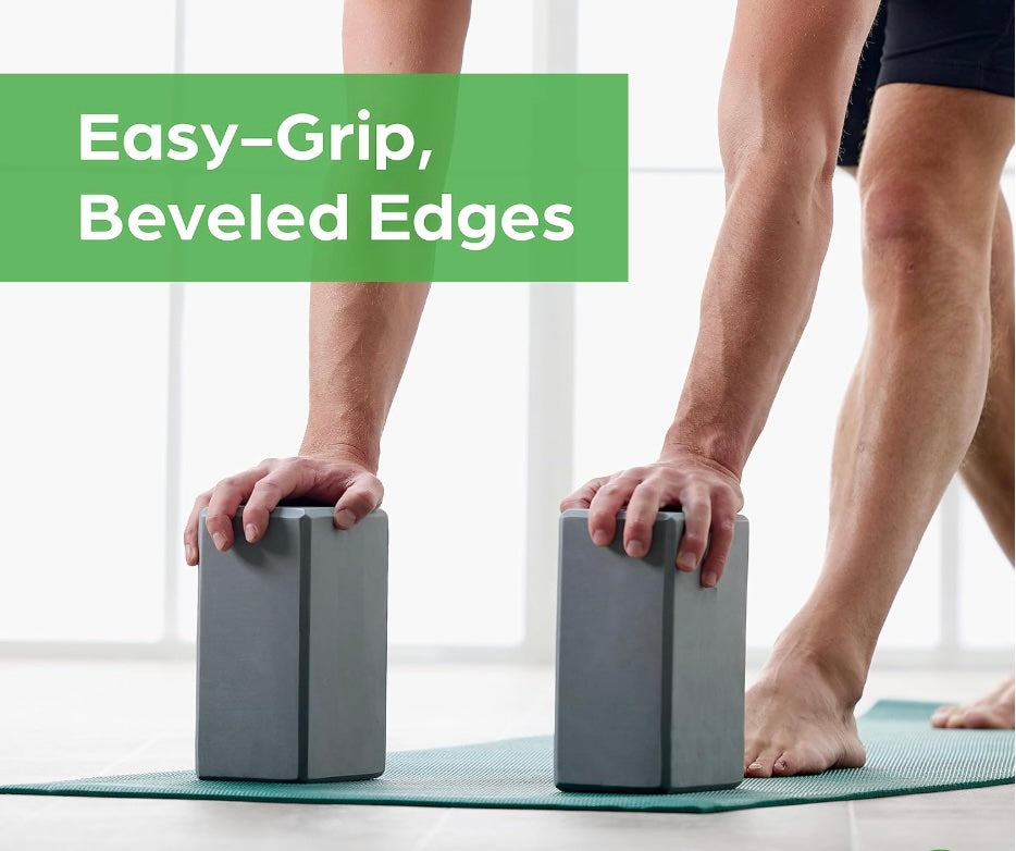 yoga block TPE easy grip view by shayoda fitness